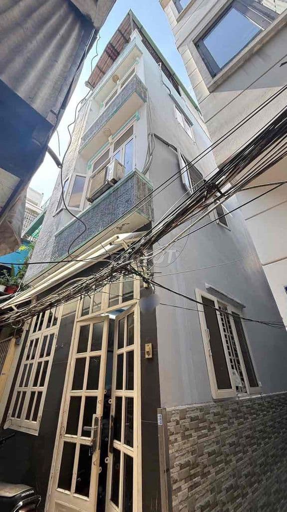 CĂN GÓC 4 TẦNG 2 MẶT HẺM BÀ HẠT Q10. GIÁ: 5.4 TỶ TL