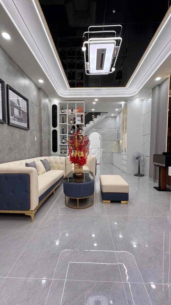 Nhà ngang 4m 50m2 Hẻm ô tô 2 tầng 3PN chỉ 7T4