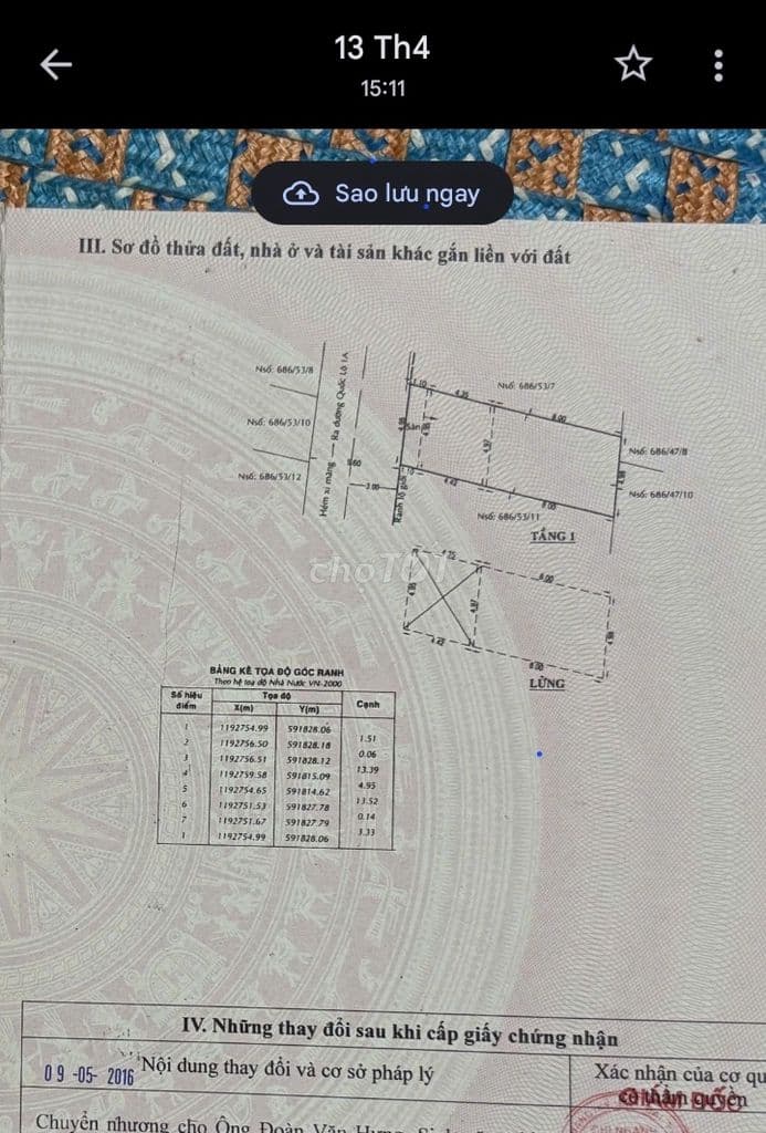 Chính chủ Bán nhà Ngang 5mx14m, nở hậu đẹp