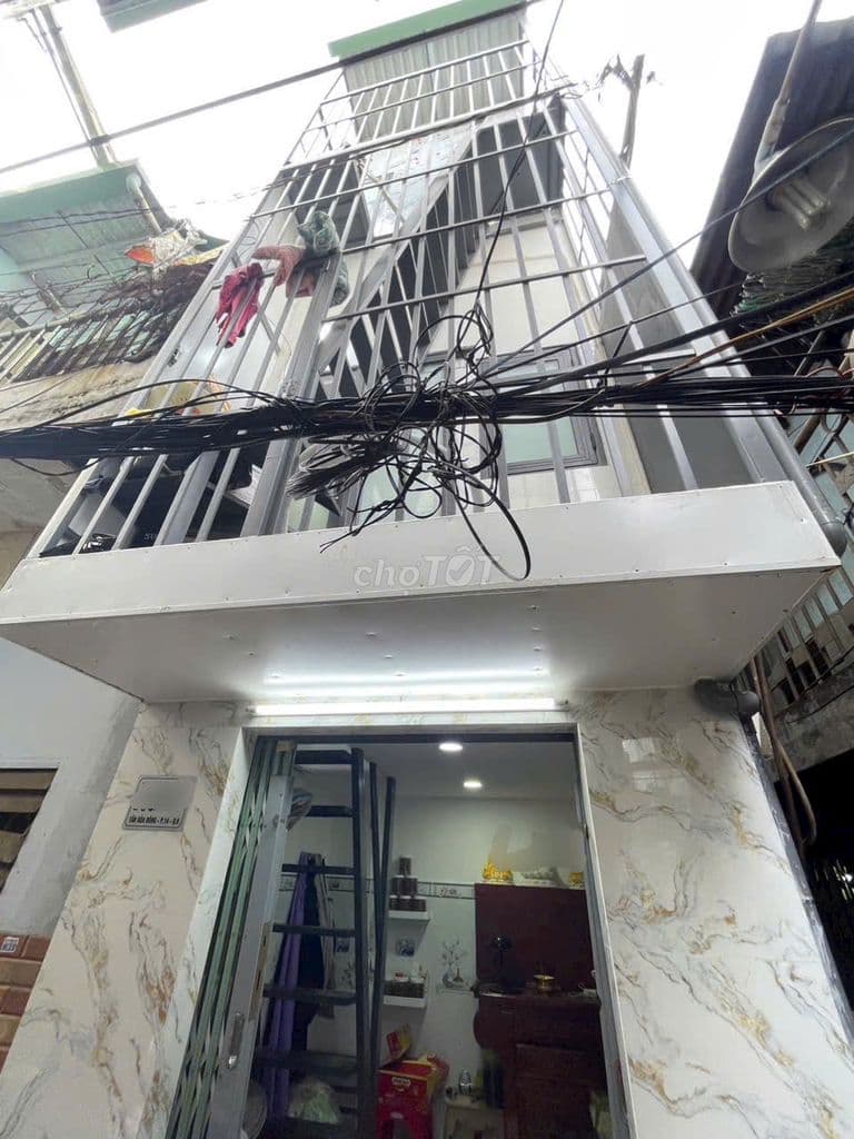 Nhà nhỏ xinh có SHR dt5,4m2 đúc 2 lầu + 2 lửng 4pn Tân Hòa Đông Q6 - Ảnh 2