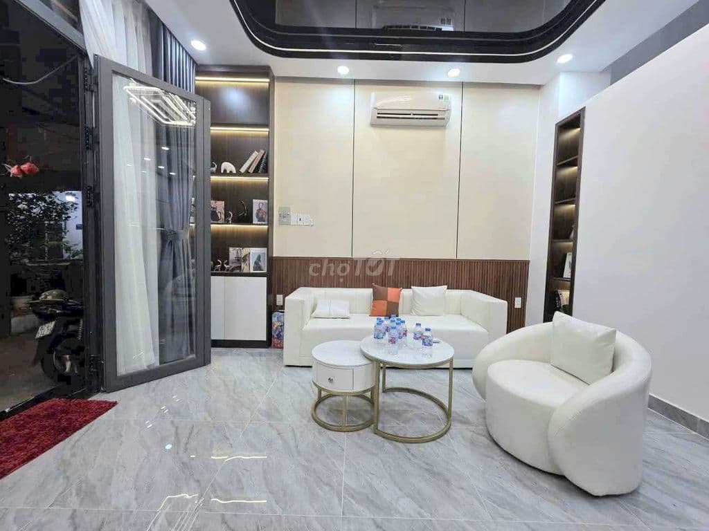 nhà 3 tầng 2 mặt hẻm xe hơi quận 7 5 tỷ 9 - Ảnh 3