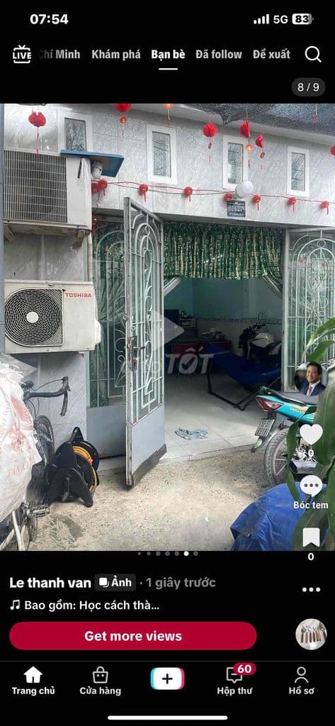 Bán nhà xã Bình Hưng Bình Chánh thành phố Hồ Chí Minh ngang 4 dài 10--