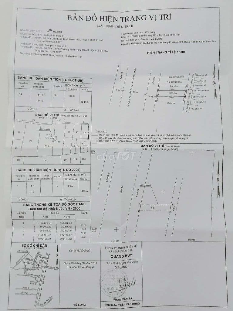 bán đất nền khu dân cư Bình Tân