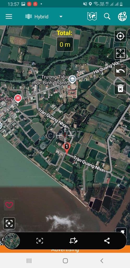 Bán 164m đất ngang 5x32,8m, mt đường Trần Quang Nhơn, 2,5 tỷ - Ảnh 2