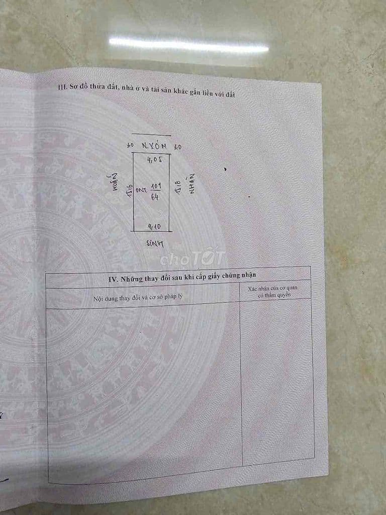 BÁN ĐẤT ĐẠI YÊN, CHƯƠNG MỸ - 64M2 - GIÁ 2,65 TỶ (CÓ THƯƠNG LƯỢNG)