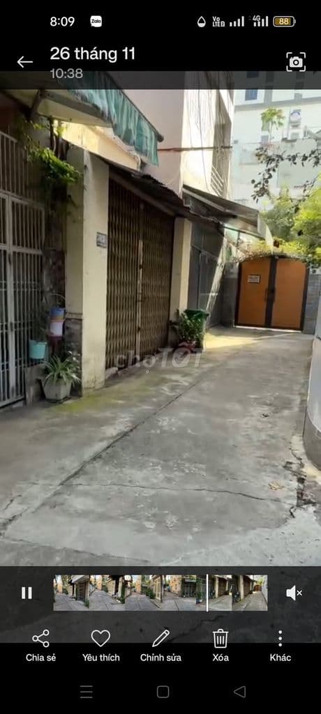 Bán nhà hẻm xe hơi đc: 560/28/1 trường Trinh tân bình 4.6x12m - Ảnh 3