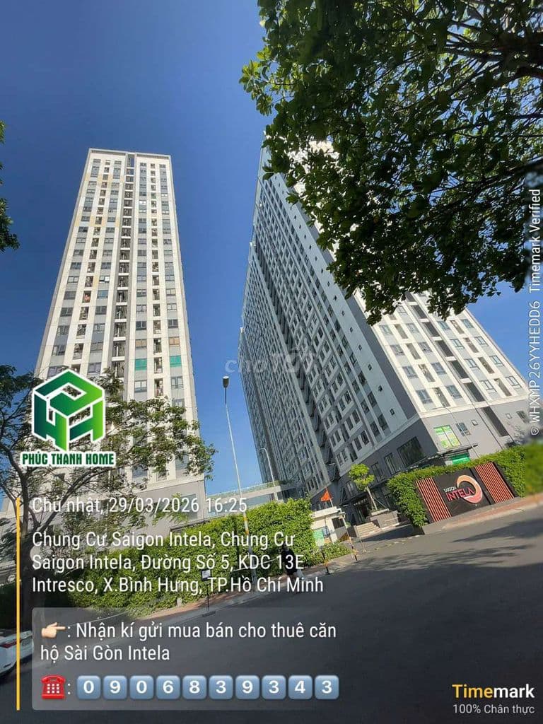 Căn Hộ Saigon Intela Giá Bán 2,1 tỷ Nhà Mới 100%