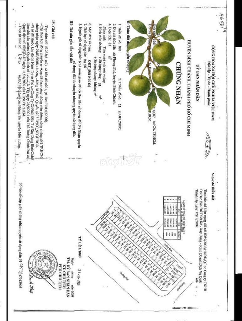 Bán Đất 4,5x18m KDC ấp 5 Phong Phú