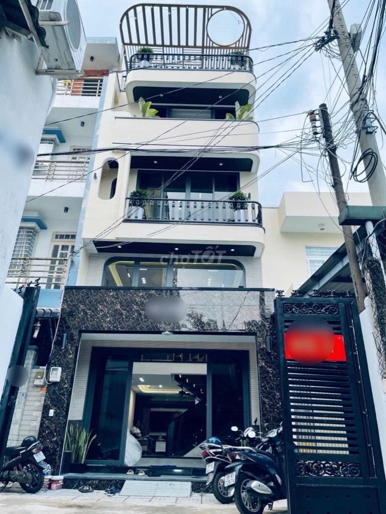 GẦN SIÊU THỊ EMART - 53M2 - NGANG GẦN 5M - 5 TẦNG XÂY MỚI,