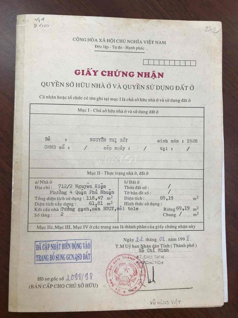 Bán nhà sát MT 70m2 Nguyễn kiệm , Phú Nhuận - Ảnh 2