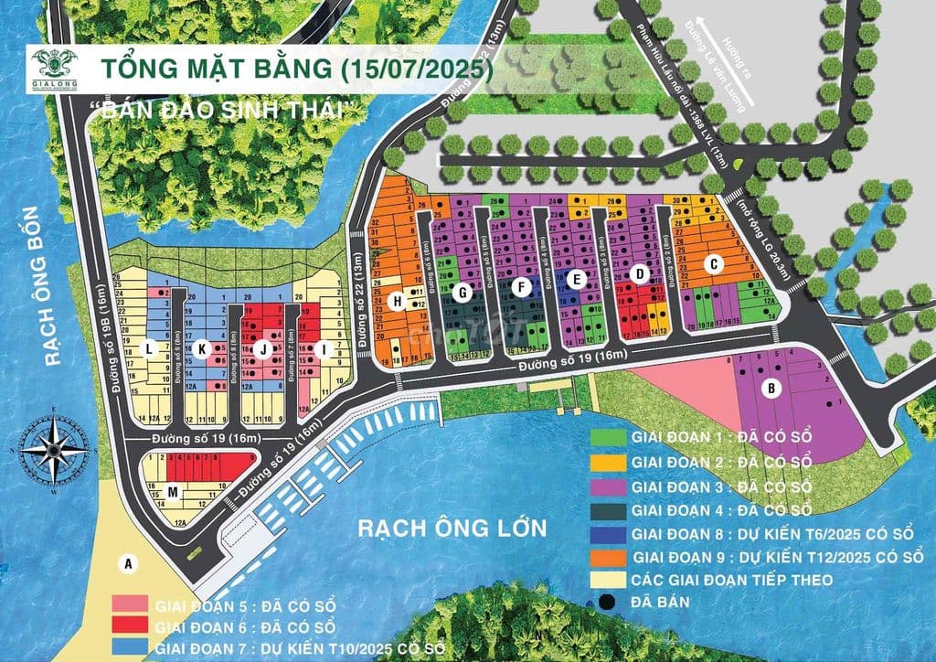 Đất Đầu Tư Khu Gia Long Riverside Kế Quận 7 - 7x12,5m - Chỉ 6,3 Tỷ