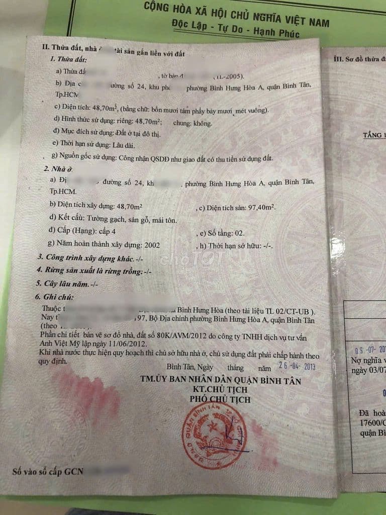 bán nhà MT nhánh Lê Văn Quới