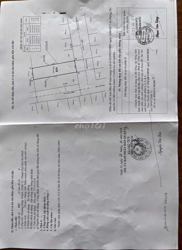 ĐẤT 1 SẸC NGẮN LÊ VĂN KHƯƠNG, DT: 60m2 THỔ CƯ, ĐƯỜNG OTO THÔNG