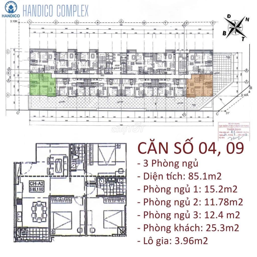 Đã nhận nhà, sẵn hd chuyển nhượng Handico Lê Văn Lương