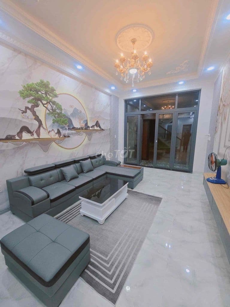 NHÀ MỚI LUNG LINH – 4 TẦNG – 4 PHÒNG NGỦ – HẺM XE TẢI –VỊ TRÍ CỰC ĐẸP
