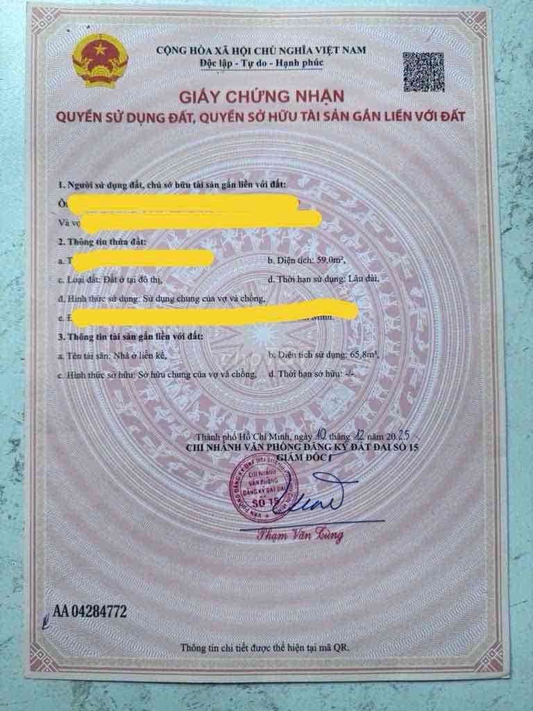 🔥 🆘 HOT -HIẾM ✍️ CHÍNH CHỦ-- QUẬN GÒ VẤP