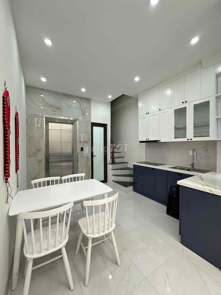 Nhà Giáp Nhị ô tô đỗ cổng 5 tầng thang máy,ngõ thông tặng full n thất - Ảnh 2