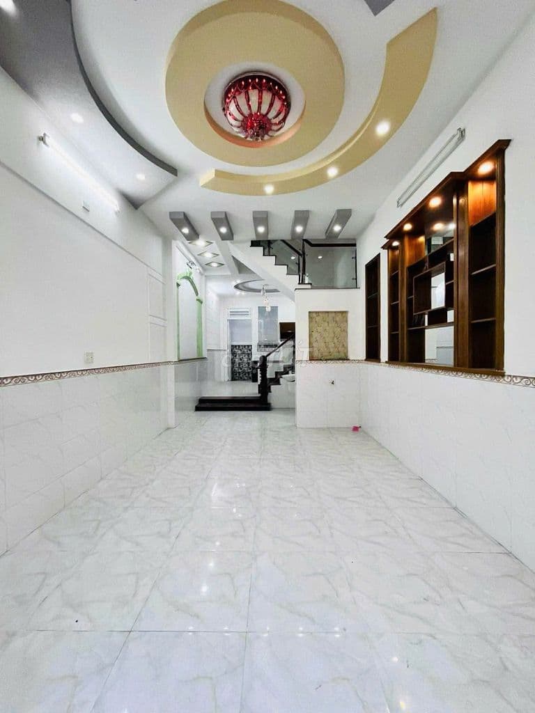 Nhà 1 Trệt 3 Lầu Mới Đẹp, Hẻm nhựa 6m Lê Văn Khương, Q12 - Ảnh 2