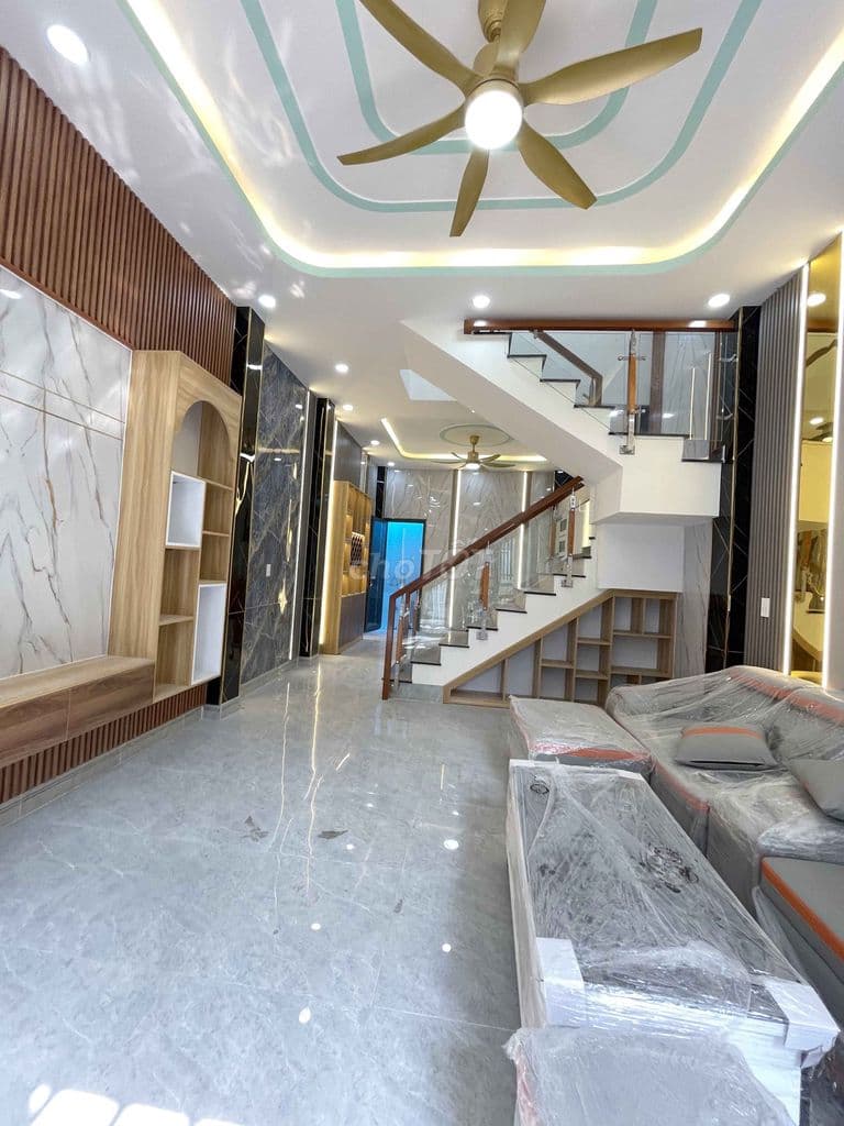 Nhà Mới 2 Tầng – 50M² Full Nội Thất Hẻm Ô Tô – Sát TL43 – Chỉ 4.68 Tỷ