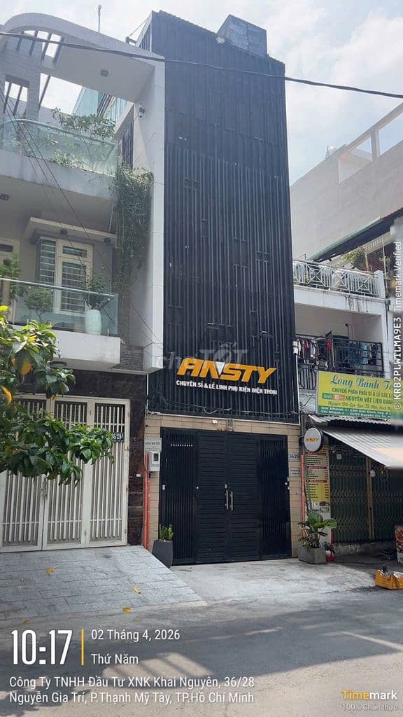 Bán Nhà 5 Tầng; DTSD 320m2 Hẻm 36 Nguyễn Gia Trí, P25, Q.Bình Thạnh