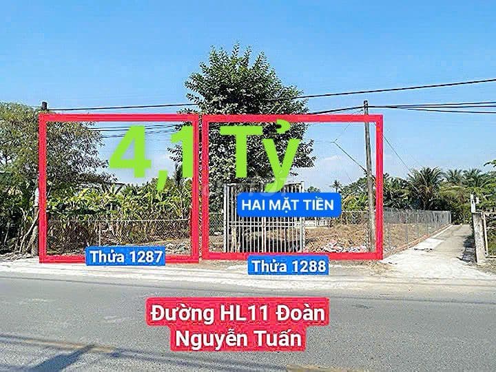 Vị trí: Đối diện bến xe Hưng Long-Quy Đức Cách Quốc Lộ 50 # 1km ✅