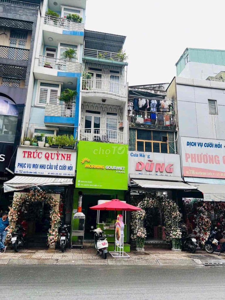 MẶT TIỀN 5 TẦNG NGUYỄN ĐÌNH CHIỂU Q3