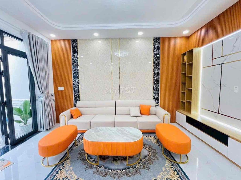 NHÀ ĐẸP SHR NGUYỄN THỊ ĐẶNG QUẬN 12 NỞ HẬU 4.3 DÀI 12 GIÁ CHỈ 4t65 - Ảnh 2