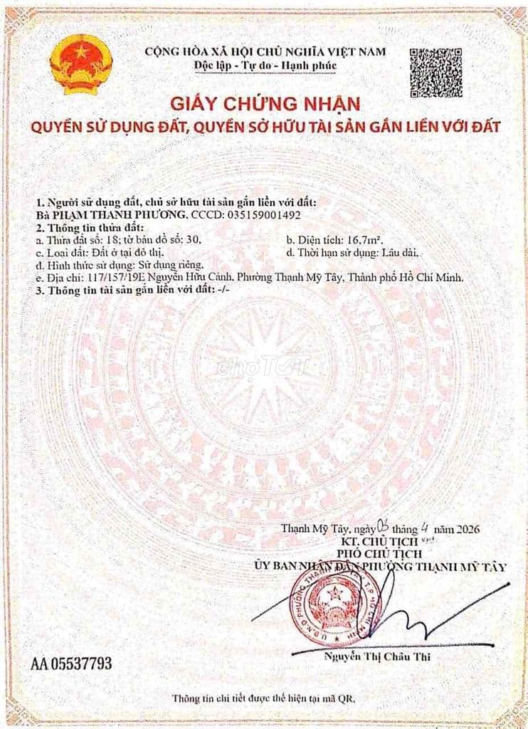 nhà 17m trệt lầu sát bên quận 1 chỉ 1ty9 sở hữu nhà trung tâm
