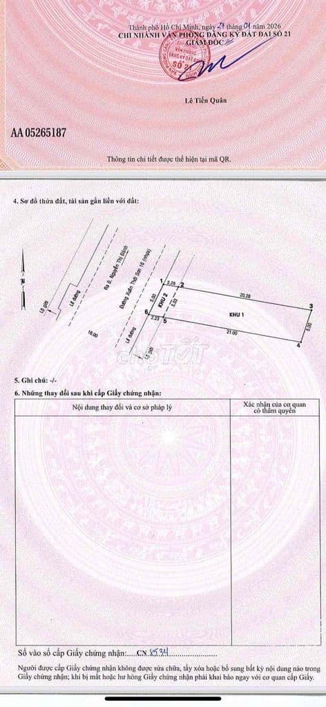 Đất 5x22m full thổ cư shr đường nhựa 12m kinh doanh tốt - Ảnh 3