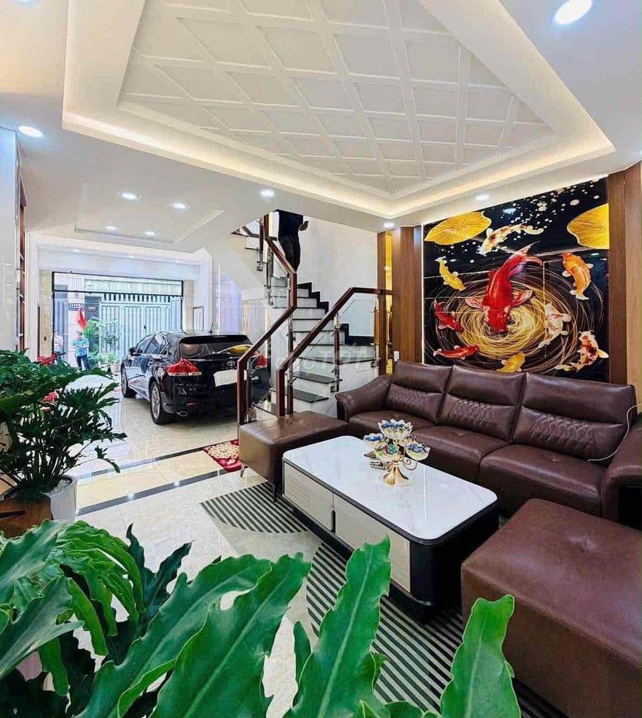 Nhà đẹp hẻm oto khu cao cấp . 1 trệt lửng 3 lầu , NT đầy đủ chỉ 9 tỷ 6 - Ảnh 2