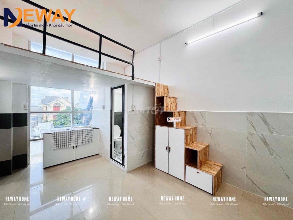 Duplex Sáng Sủa, Gió Trời - Gác Cao Sẵn Máy Lạnh Ngay Ngã Tư Gò Mây