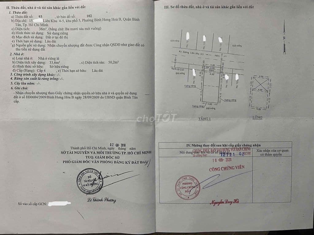 Bán nhà đường Liên khu 4-5 giá tốt