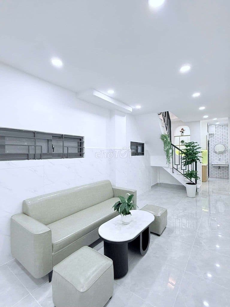 2 MẶT TIỀN NO TRANG LONG 2TẦNG 60M2 CHỈ 6.x tỷ Lộ giới 14M - Ảnh 2