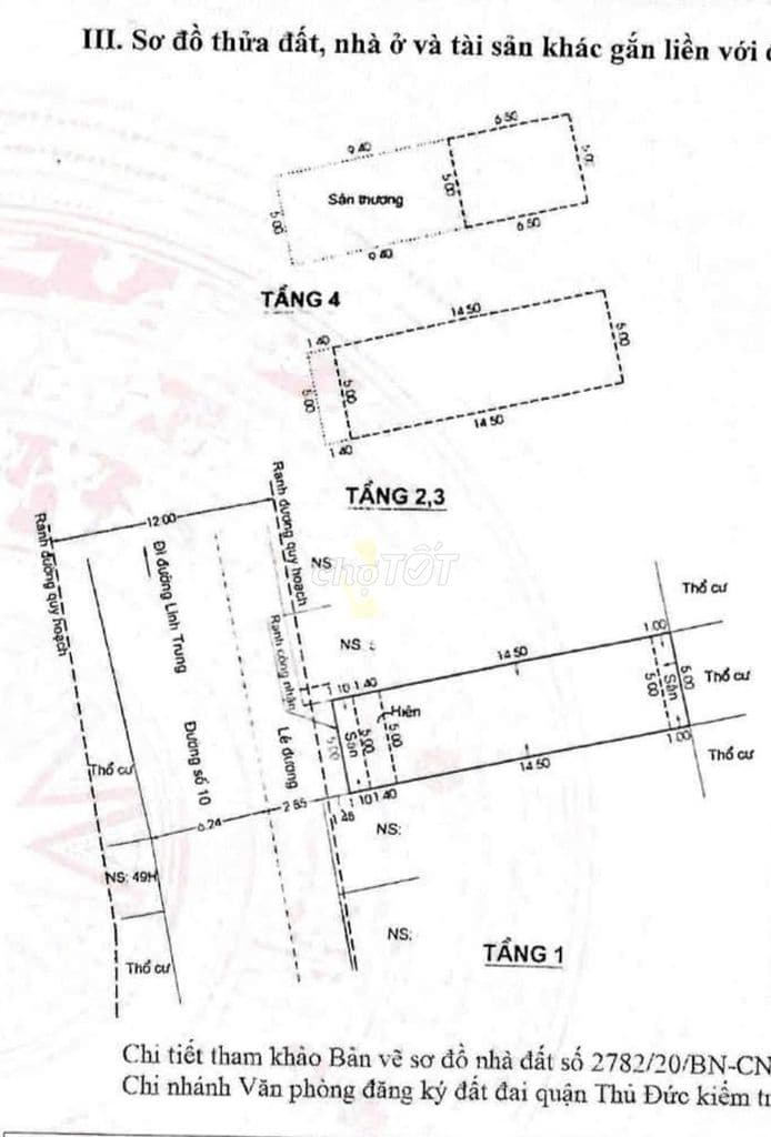Mặt tiền- Gần Ngã 4Thủ Đức- Dòng tiền 30tr/th- 90m2- 4 tầng-12 tỷ