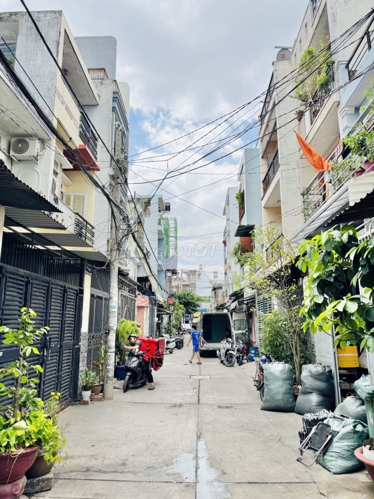 Siêu phẩm Gò Xoài–Diện tích 72m2–Chỉ 5,99 tỷ–Hẻm Ôtô 6m Thẳng Một Trục