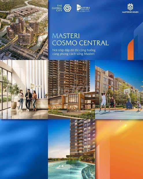 SANG LỖ 500TR CĂN 74M2 2PN 2WC MASTERI COSMO CENTRAL SUẤT NỘI BỘ CĐT