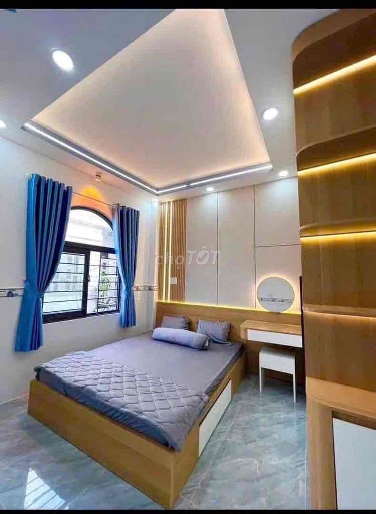 Nhà Xây Mới 4 Tầng đúc ✅ Hưng Phú P10 Q8 hxh 6,98 🧄 - Ảnh 2