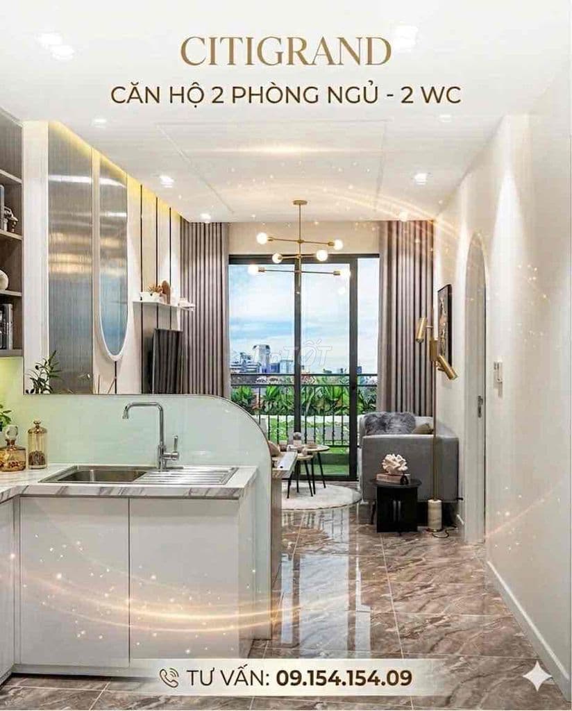 Căn Grand 2PN-2WC ngộp