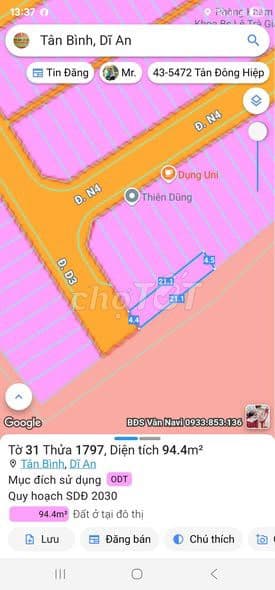 bán đất 95m2 KDC Lê Phong Tân Bình giá 3.6 tỷ - Ảnh 3