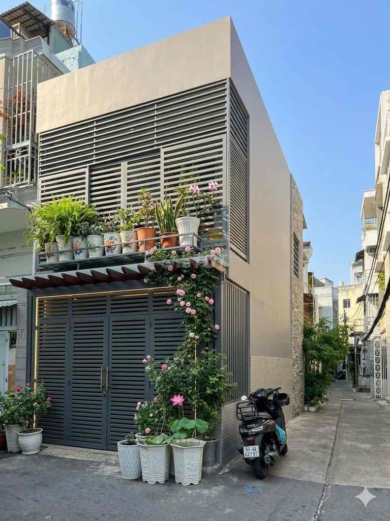 🔥 bán nhà góc 2 mặt hẻm 443 lê văn sỹ – hẻm ô tô 10m – ngang hiếm 4m