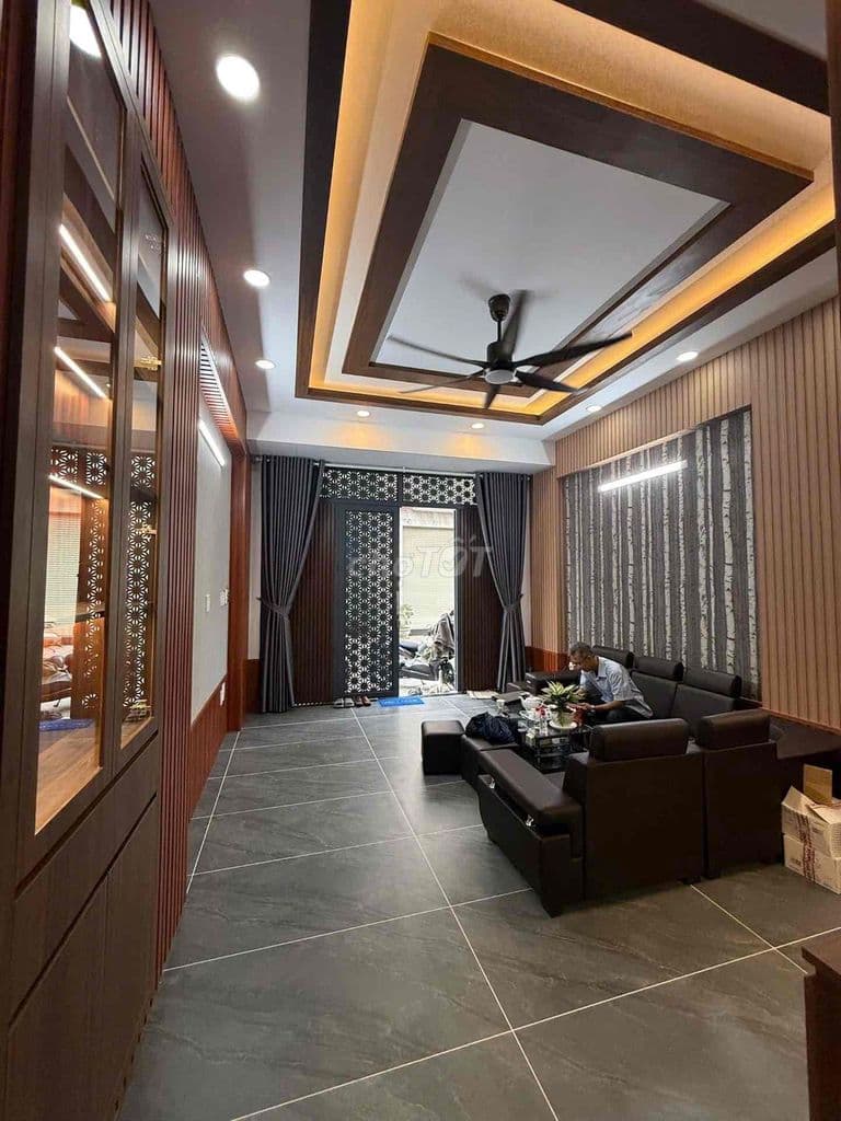BÁN NHÀ BÌNH TÂN,KÊNH THAM LƯƠNG,HXH,60m 4 TẦNG BTCT - Ảnh 3