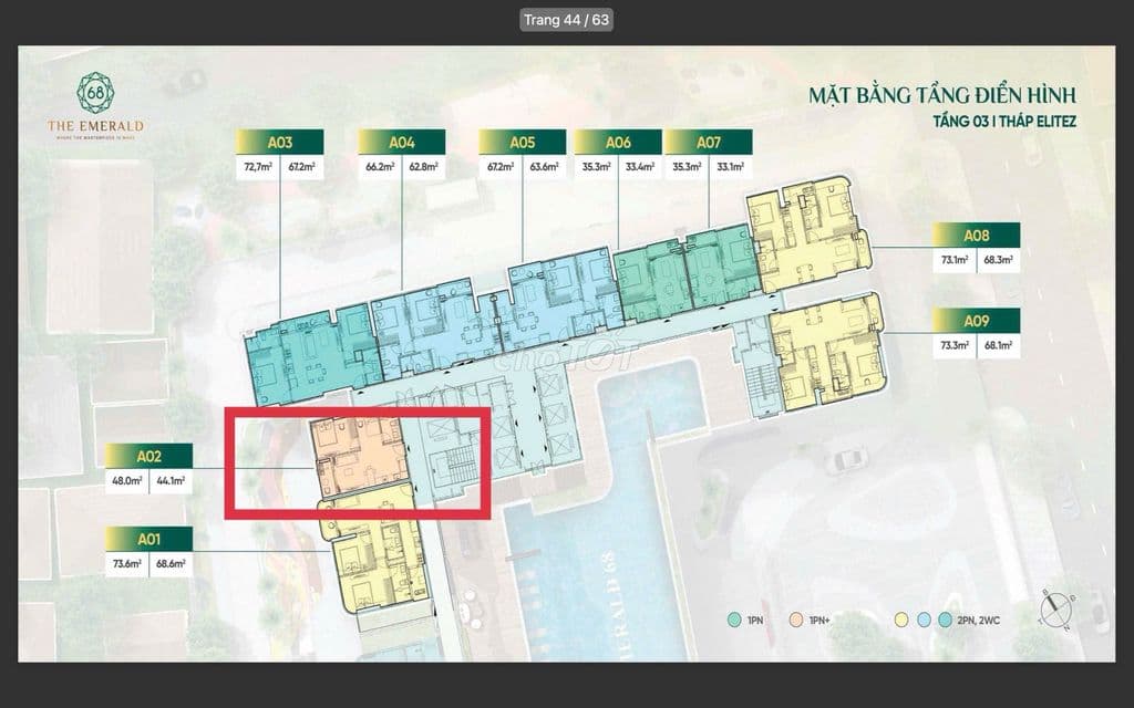 Sang nhượng căn hộ Dự án Emerald 68 - Quốc lộ 13 - bàn giao quý 3/2026 - Ảnh 3