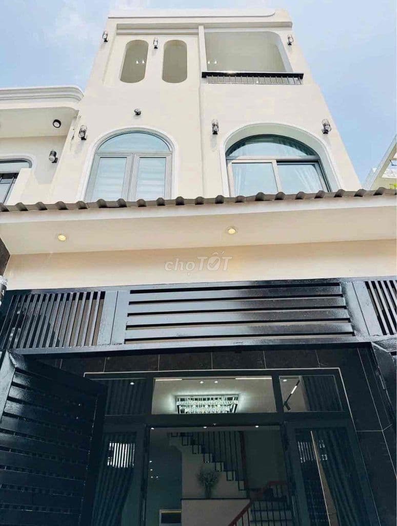 Nhà Phố Mới Xây 3,5x12 2Lầu 3Pn Full NT Hẻm 3m Thông