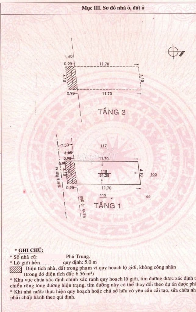 BÁN NHÀ NI SƯ HUỲNH LIÊN P10 TÂN BÌNH 44.7M2 (4.1M X 13.3M) 4.75T TL - Ảnh 3
