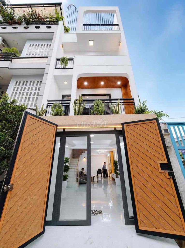 BÁN NHÀ MỚI ĐẸP 2 TẦNG 4.5x12M Ô TÔ NGỦ NGAY NGUYỄN THỊ THẬP QUẬN 7