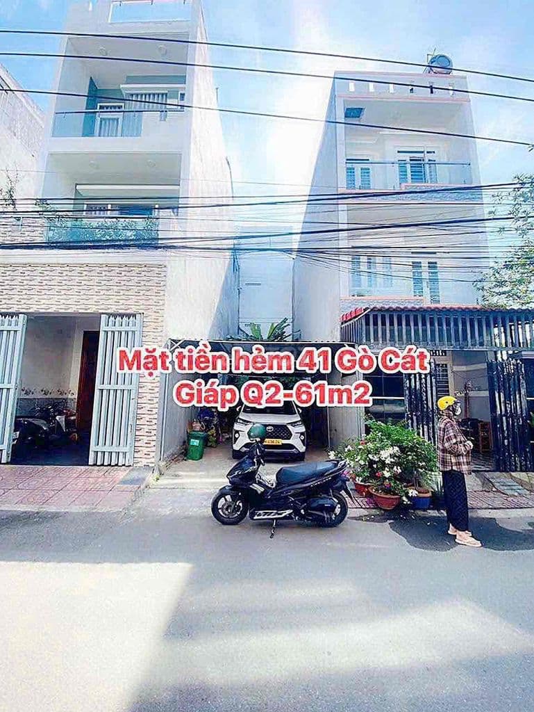 NỀN ĐẤT ĐẸP MT HẺM 41 GÒ CÁT - 4.35 TỶ/63M2