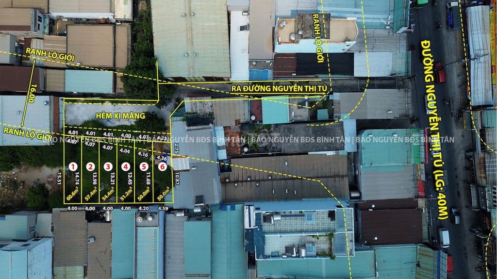Bán Đất Bình Tân HXH 1/ Đường Nguyễn Thị Tú 60m2 SHR Giá Tốt 3,9 Tỷ - Ảnh 2