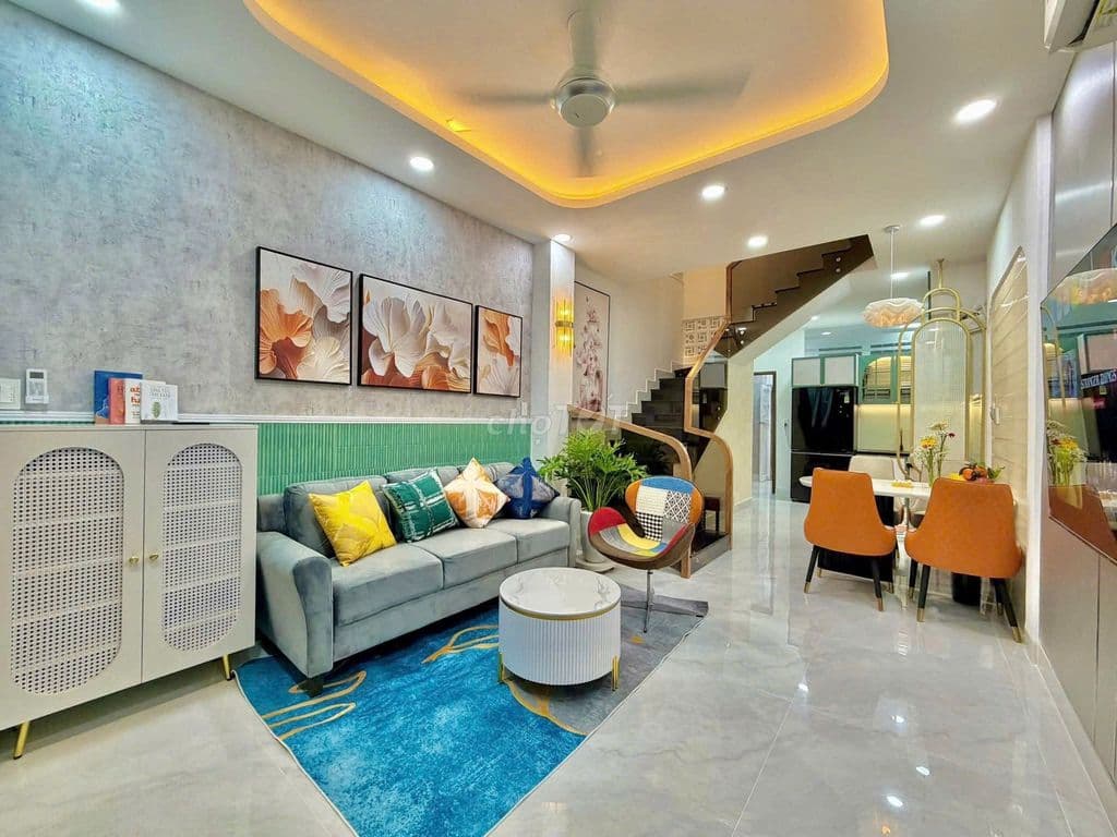 Nhà mới hẽm 6m ngay Bình Trị Đông, 40m2, 3 tầng, 3 PN 3 WC, kế bên chợ - Ảnh 3