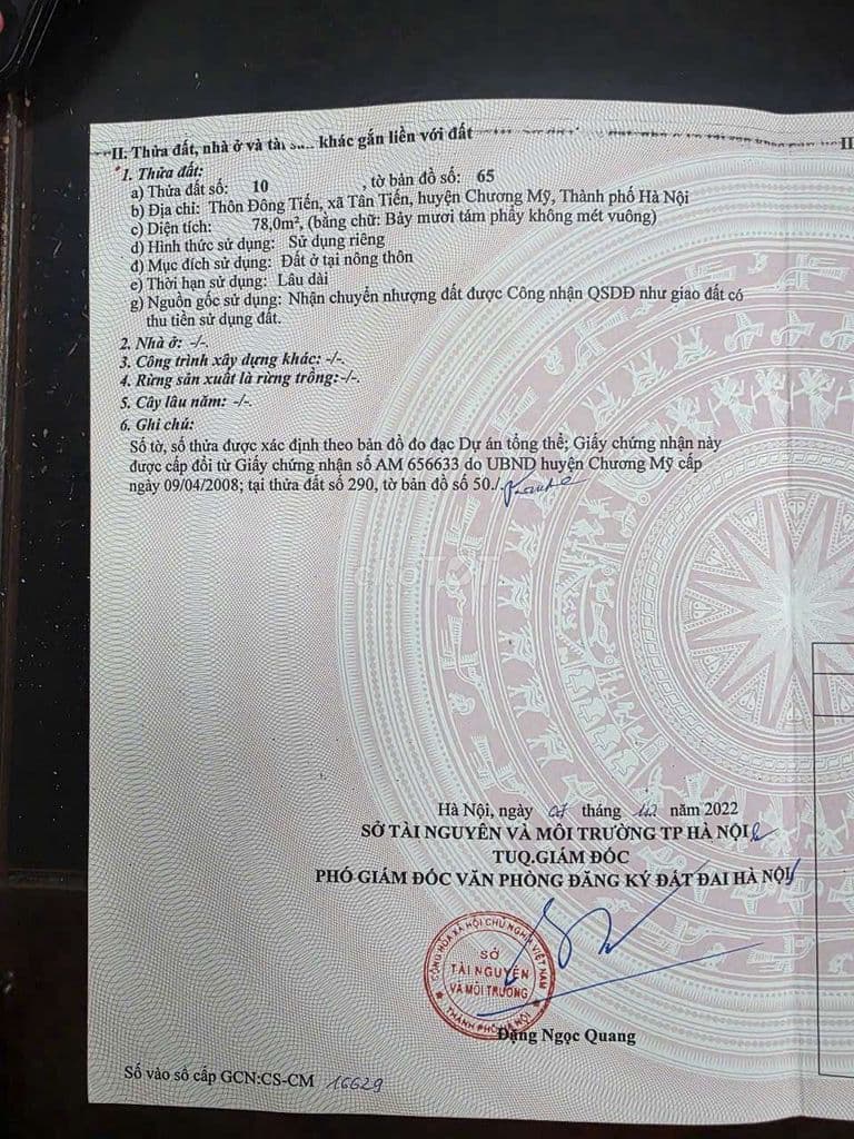 BÁN 78m2 mặt đường hồ chí minh ql21a - Ảnh 2