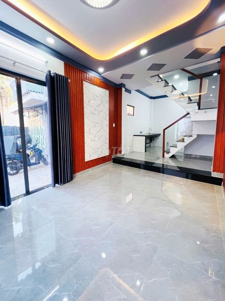 Nhà DT:3,8x10m ở Trương Thị Hoa Q12. Đối diện Trường THCS Nguyễn Hiền - Ảnh 3